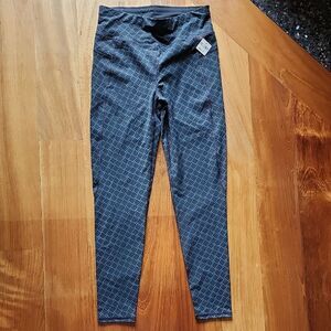 Sweaty Betty Women's Leggings - Dark Gray Diamond Pattern - Women's Size Medium